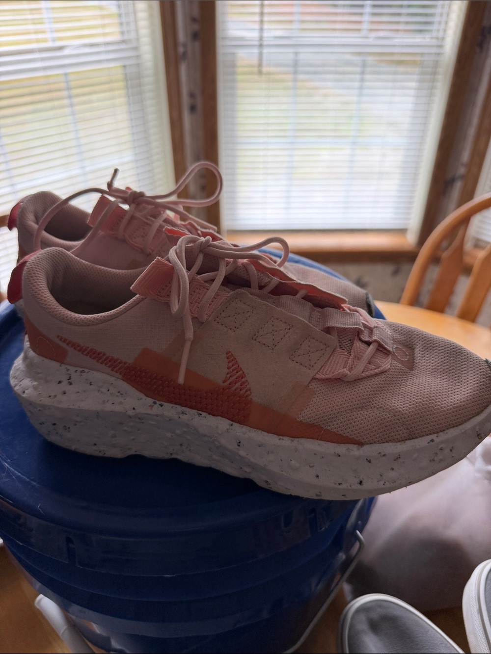 Nike Women's Pink and Coral Athletic Sneakers